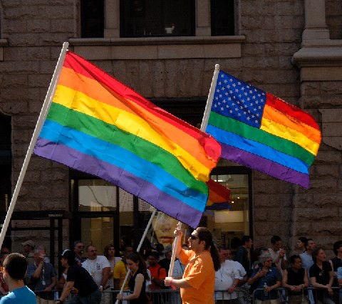 Gay Pride March, 5th Avenue, New York