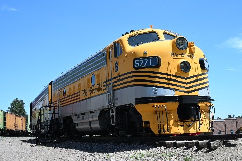 EMD F-Units at Colorado Railroad Museum