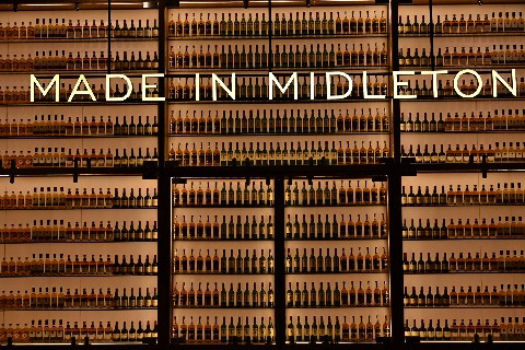 Display wall at Midleton Distillery