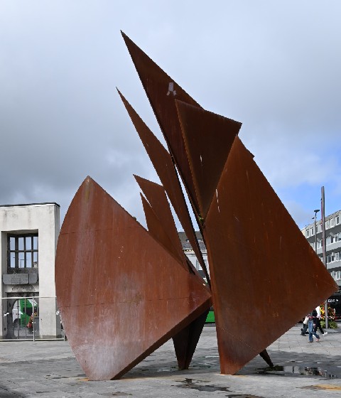 Sculpture in Eyre Square, Galway