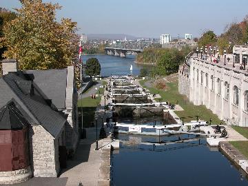 Canal locks, Ottawa