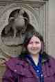 Rebecca and stone carving
