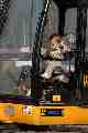 Morgan on a digger