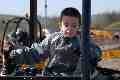 James on the duck fishing digger