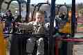 Morgan on the duck fishing digger