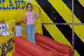 Emily on the bouncy castle