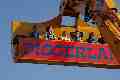 Emily and James on the digger ride