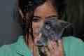 Kayla and kitten