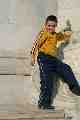 James on Queen Victoria Monument
