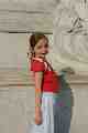 Emily on Queen Victoria Monument