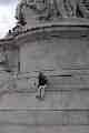 Emily on Queen Victoria Monument