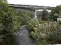 The river and the highway bridge