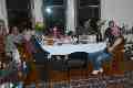 The dinner table (it's nice to see Alistair dressed for the occasion)