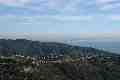 View from hills behind Malibu